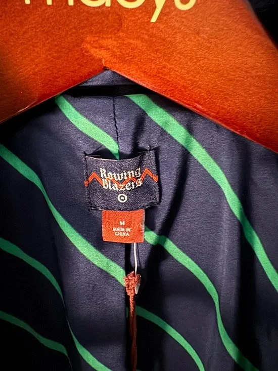 Rowing Blazers Navy Blazer with White Trim - Picture 3 of 4